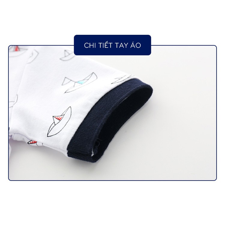 Áo POLO bé trai WELLKIDS áo thun có cổ cho bé chất cotton hàng xuất Âu Mỹ