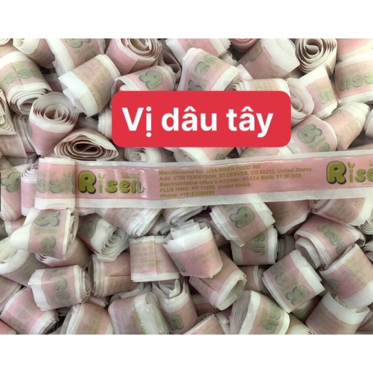 KẸO DẺO CUỘN ROLLIES RISEN VỊ TRÁI CÂY GÓI 350G