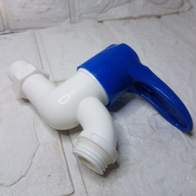 Vòi nước nhựa PP không độc ren 15 tay vặn cải tiến siêu bền Aquamate Đài Loan PF-201-04
