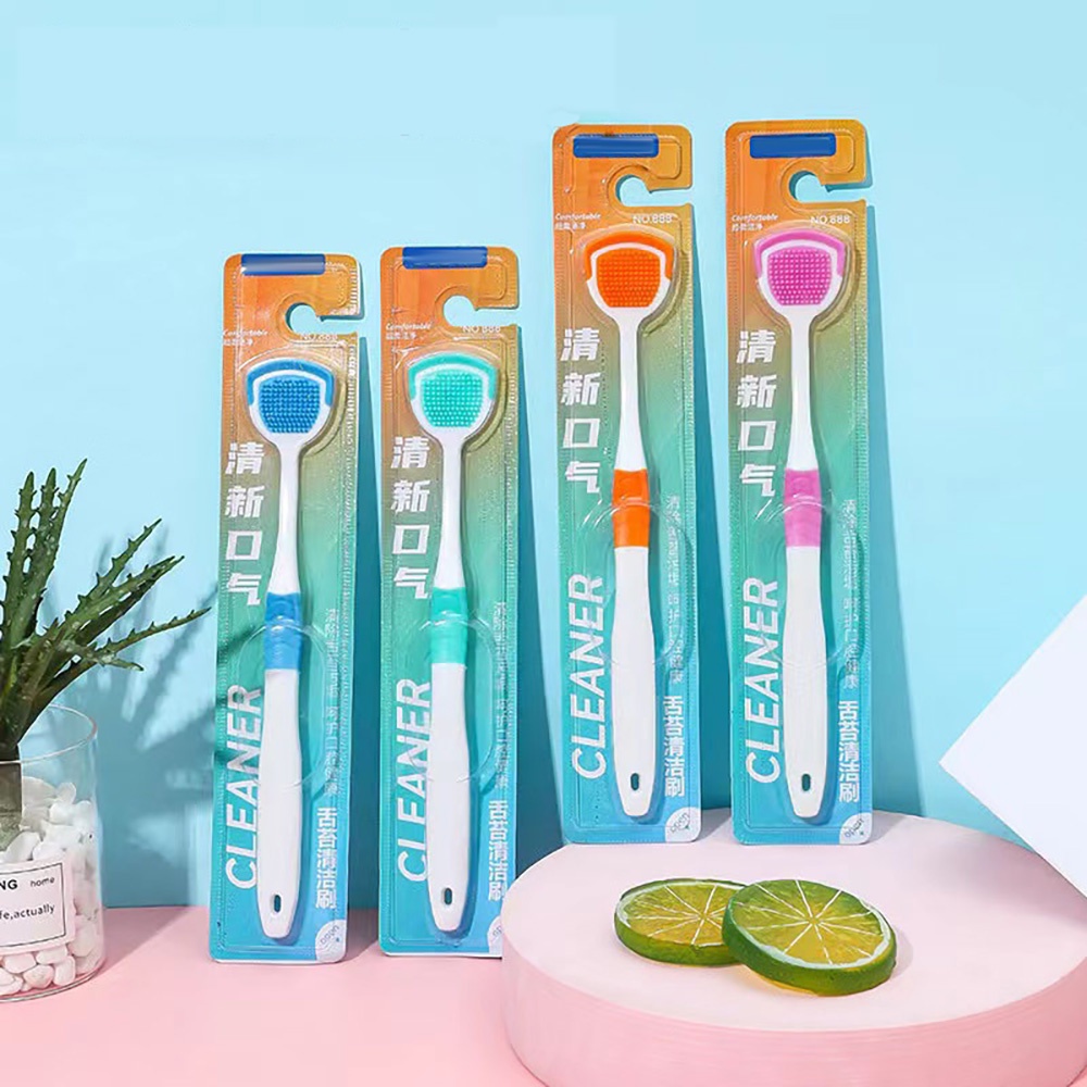 Gel Vệ Sinh Lưỡi Chiết Xuất Bạc Hà Tươi Mát 45g Kèm Cọ Vệ Sinh Răng Miệng Hiệu Quả Màu Sắc Ngẫu Nhiên