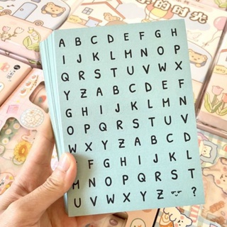Sticker chữ cái/số dán trang trí