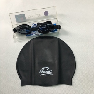 Combo nón bơi mũ bơi và kính bơi 401