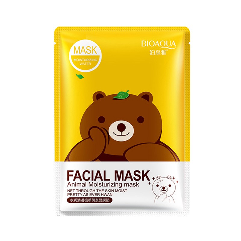 Mask Mặt nạ dưỡng ẩm chiết xuất thực vật hoạt hình cute