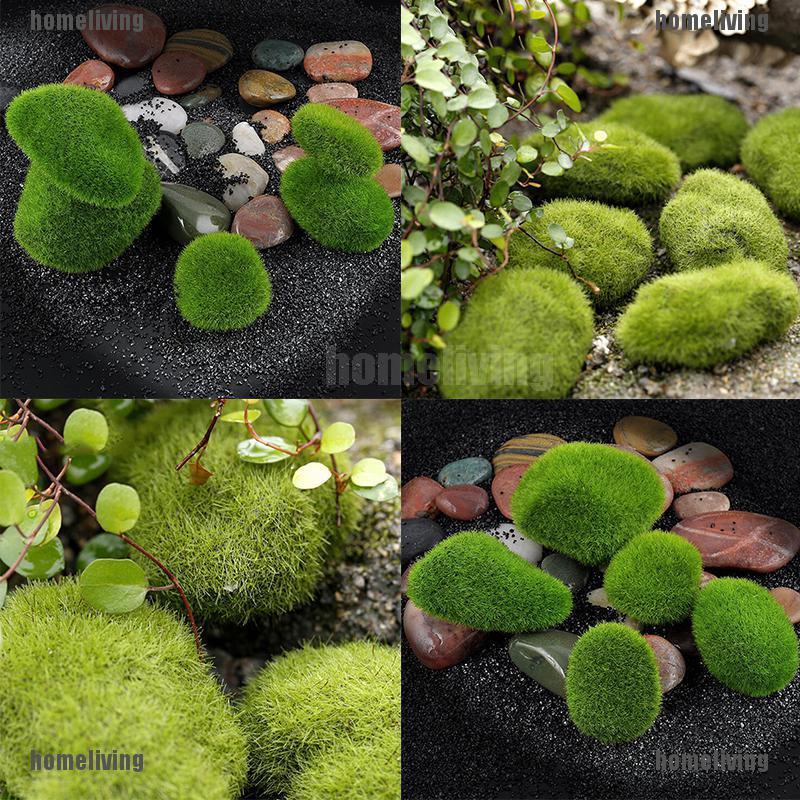 Đá rêu xanh mô phỏng với 3 kích thước để trang trí độc đáo