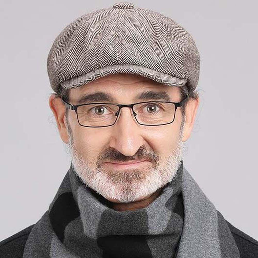 BACK2LIFE Mũ Beret Nam Chống Gió Giữ Ấm Phong Cách Retro