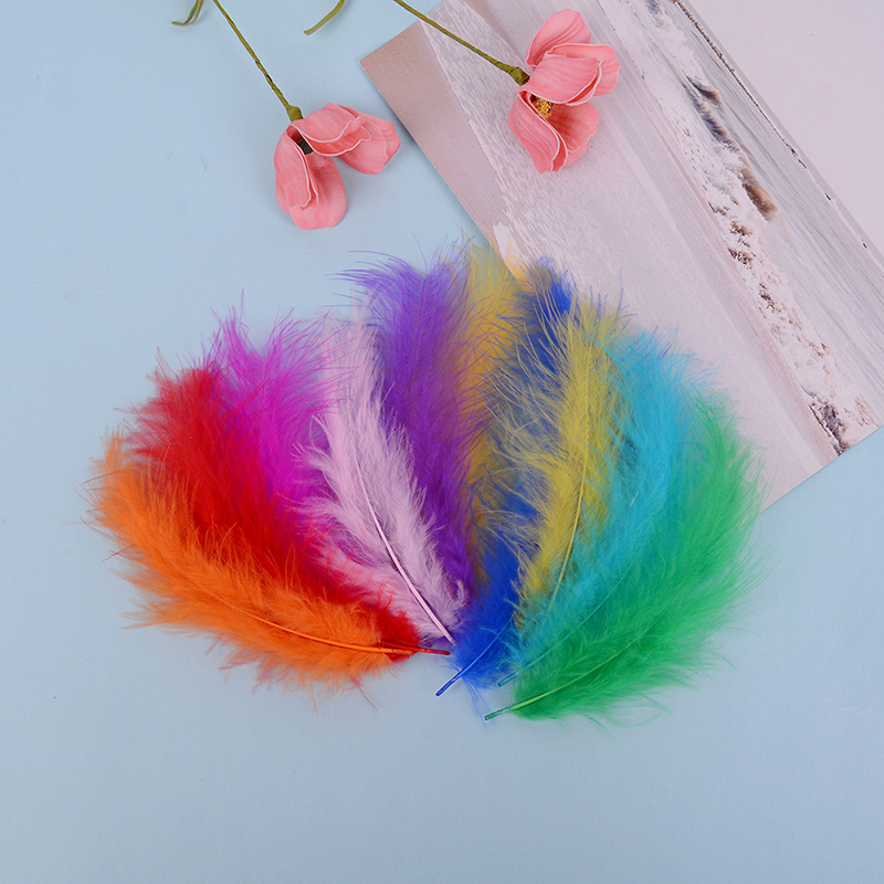Bộ 50 Lông Gà Đường Kính 10-15cm