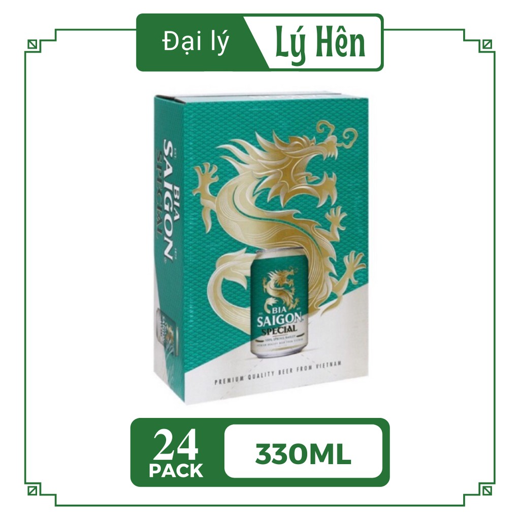 Thùng 24 Lon Bia Saigon Special - Sài Gòi Special 330ml/Lon