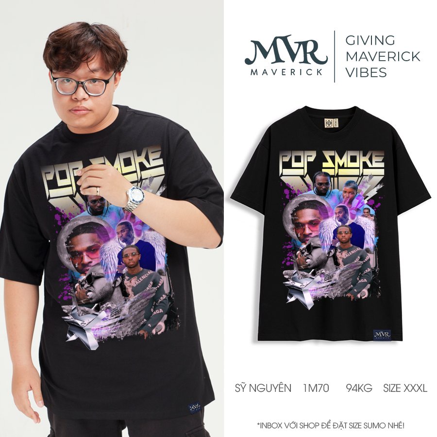 Áo thun Hip Hop Rapper Pop Smo-ke nam nữ phông nữ phong cách unisex Mỹ tee tay lỡ local Brand MVR BB4311