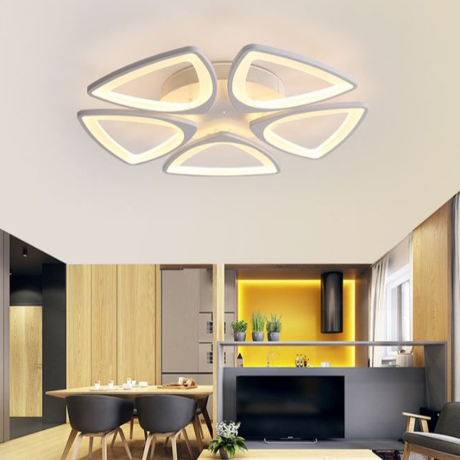 Đèn trần MONSKY EASY 3 chế độ ánh sáng hiện đại tiết kiệm năng lượng - kèm bóng LED chuyên dụng và điều khiển từ xa