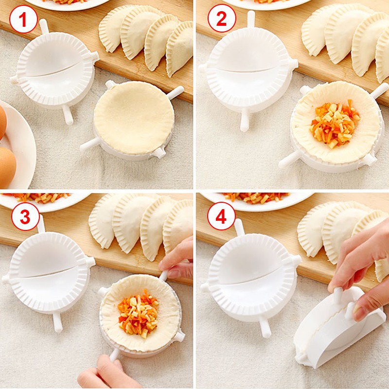 Khuôn Làm Bánh Xếp WALFOS Bằng Nhựa Kích Thước 7CM/8CM/10CM