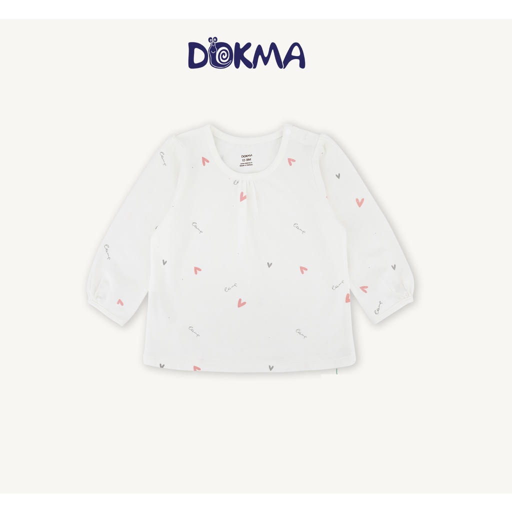 DA1161 Áo cài vai dài tay Dokma -