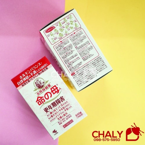 Viên uống tiền mãn kinh, điều hoà nội tiết từ thảo mộc Kobayashi Inochi no Haha 840 viên Nhật