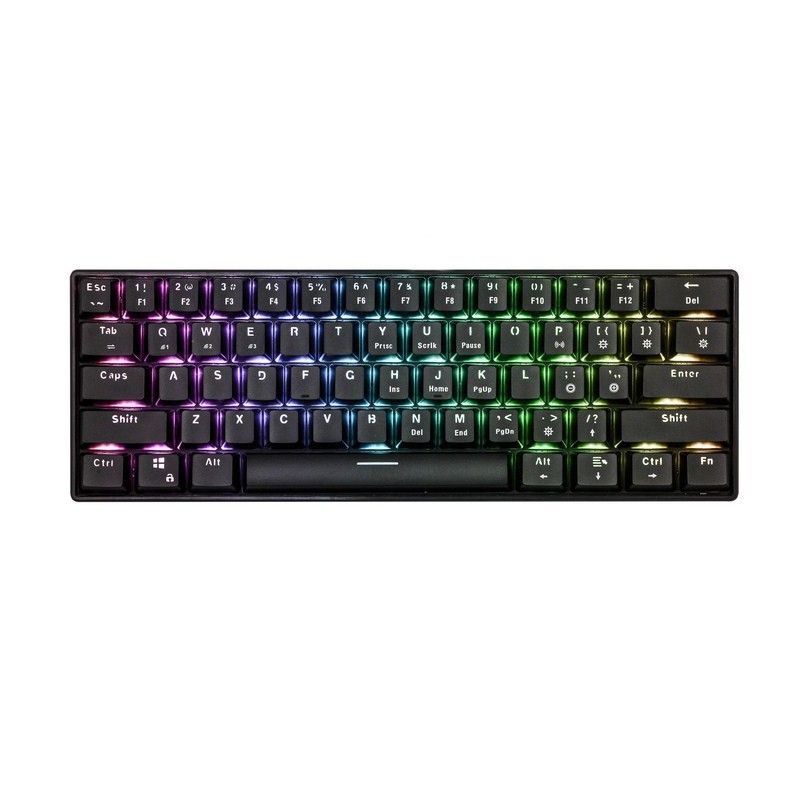Bàn Phím Cơ Mini E-Dra EK361W V2 LED RGB Kết Nối Bluetooth hoặc Cắm Dây - BH 2 Năm Chính Hãng - Hưng Long PC