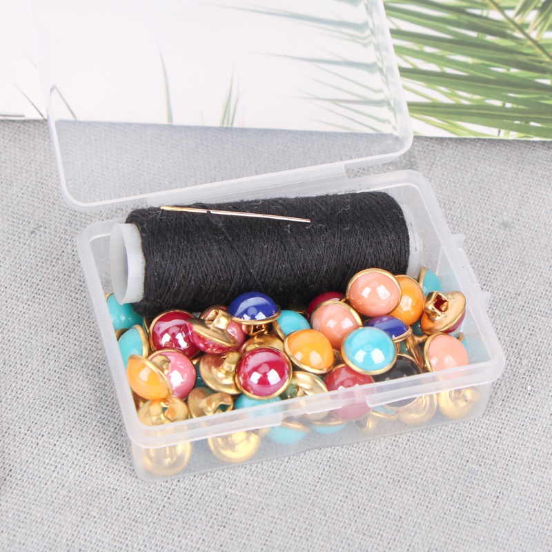 Set 30 cúc áo 10mm nhiều màu sắc tùy chọn màu sắc