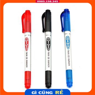 Bút marker lông dầu thiên long pm04 2 đầu