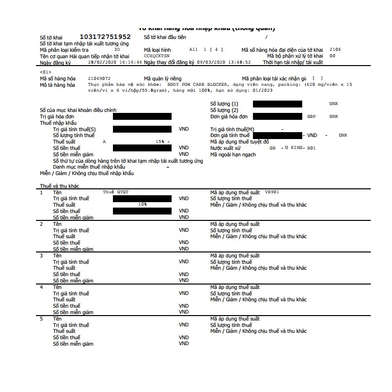 Viên Uống Giảm Cân Body Pow Carb Blocker (90Viên/hộp), cho chế độ ăn nhiều thực phẩm tinh bột, gạo, mì và đường | BigBuy360 - bigbuy360.vn