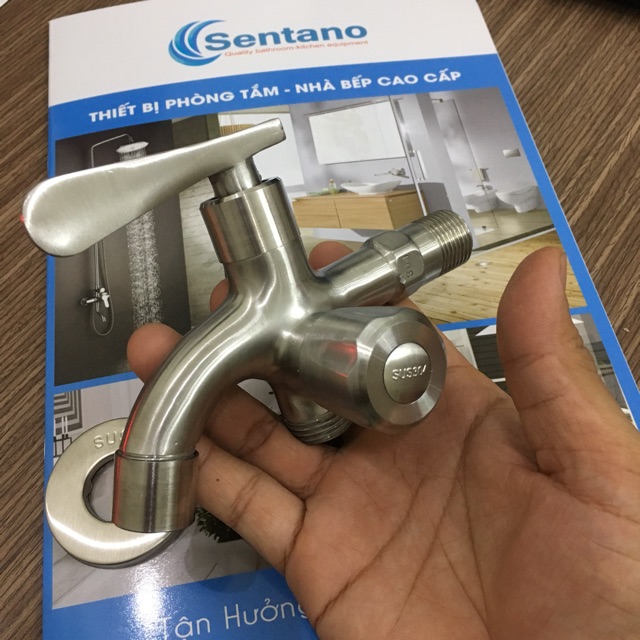 Củ sen tắm lạnh inox 304 nguyên khối SENTANO STN-701