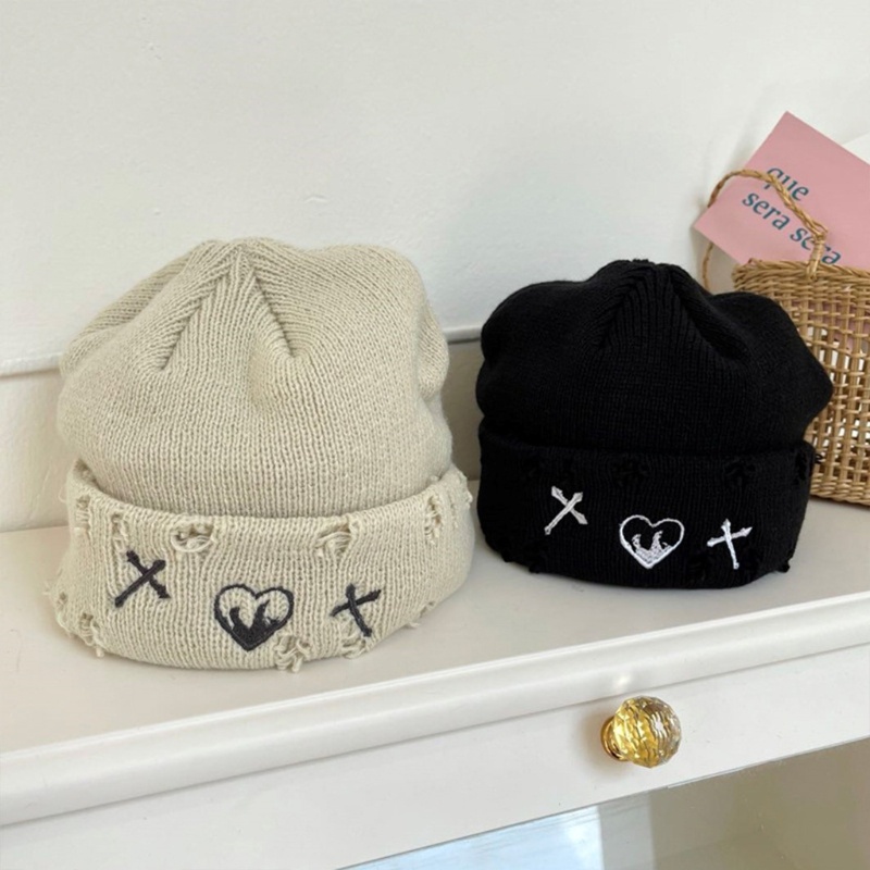 Mũ beanie Dệt Kim Màu Trơn Thời Trang Dành Cho Nam Nữ