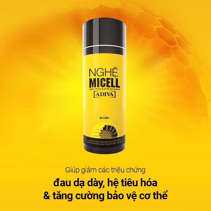 NGHỆ MICELL ADIVA [Hộp 14 viên] - Giải pháp hiệu quả cho người đau dạ dày