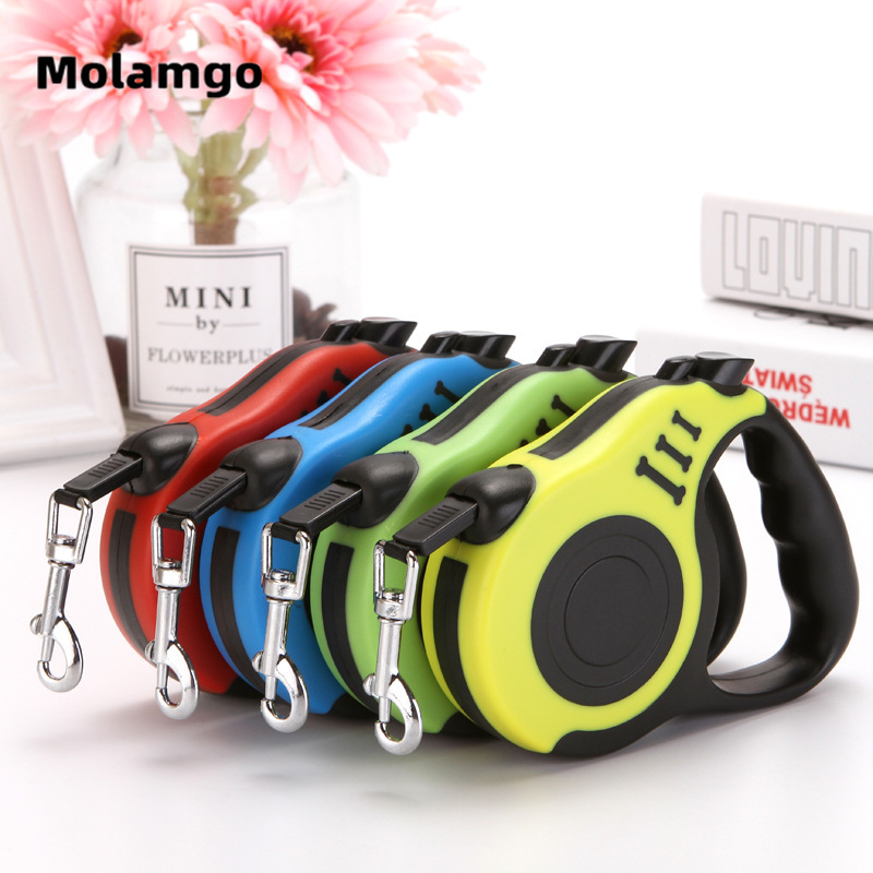 Dây Dắt Thú Cưng Đi Dạo Rút Gọn Linh Hoạt Dài 3/5M