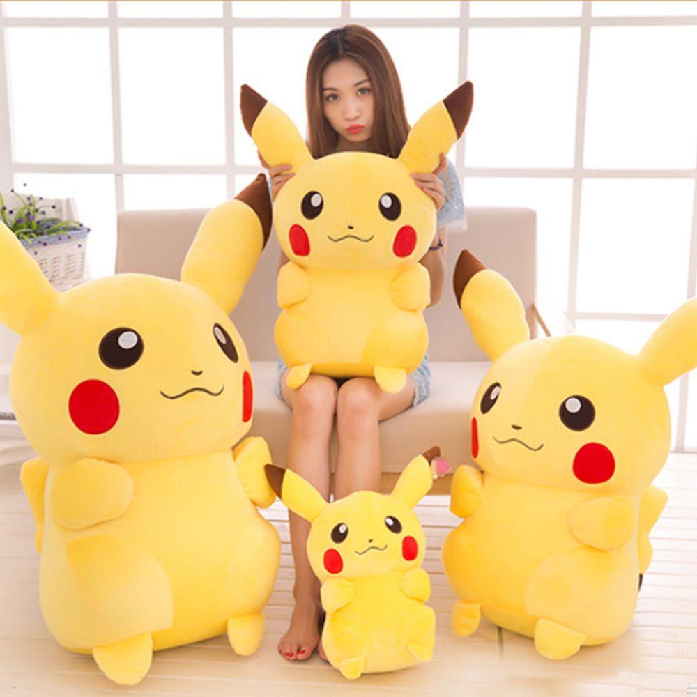BEBETTERM Đồ chơi nhồi bông Hình Pikachu Đáng Yêu