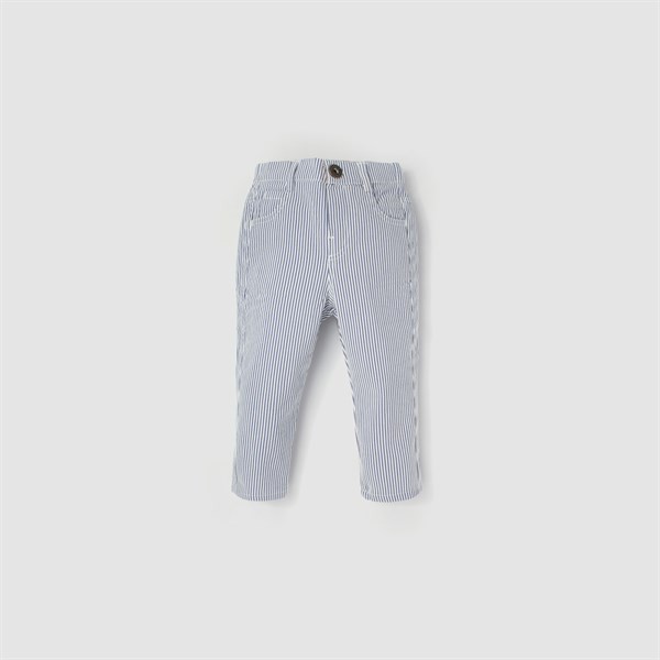 Quần dài kaki BAA BABY kẻ sọc trắng xanh cho bé gái - GT-QU13D-003SO