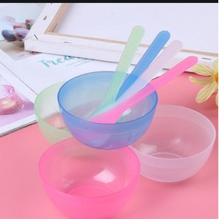 Bát trộn mặt nạ - thìa trộn mặt nạ làm mỹ phẩm Handmade 🍉Duashop🍉