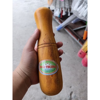 chày gỗ đâm tiêu tỏi ớt, đập đá