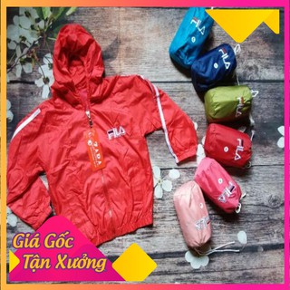 Xả cạn đáy Áo chống nắng vải gió FILA hot hit cho bé Bông Bống Store