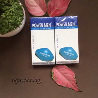 Combo 2 hộp Bao cao su kéo dài thời gian Power Men Viagra 24 cái