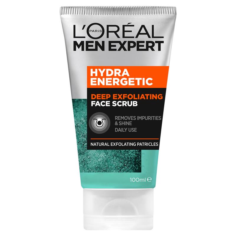 [FREE SHIP] Sữa Rửa Mặt L'Oreal Men Expert Hydra Energetic Scrub 100ml