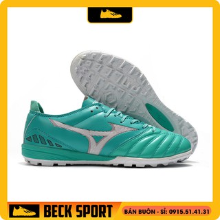 Giày bóng đá mzn neo 3 xanh ngọc tf