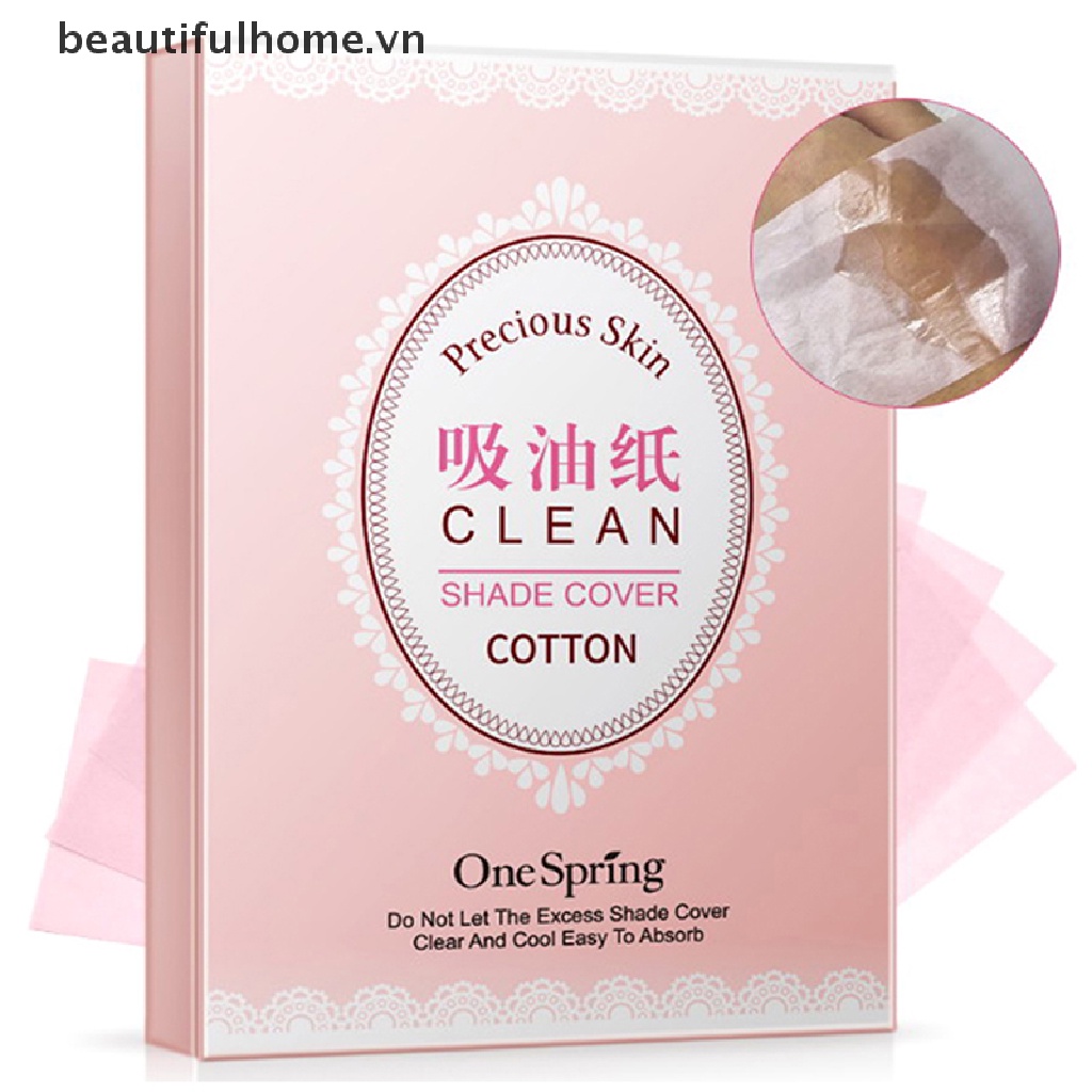 (Hàng Mới Về) Set 100 Giấy Thấm Dầu Làm Sạch Da Mặt Tiện Dụng | BigBuy360 - bigbuy360.vn