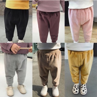 Quần nhung mềm nót nỉ cho bé