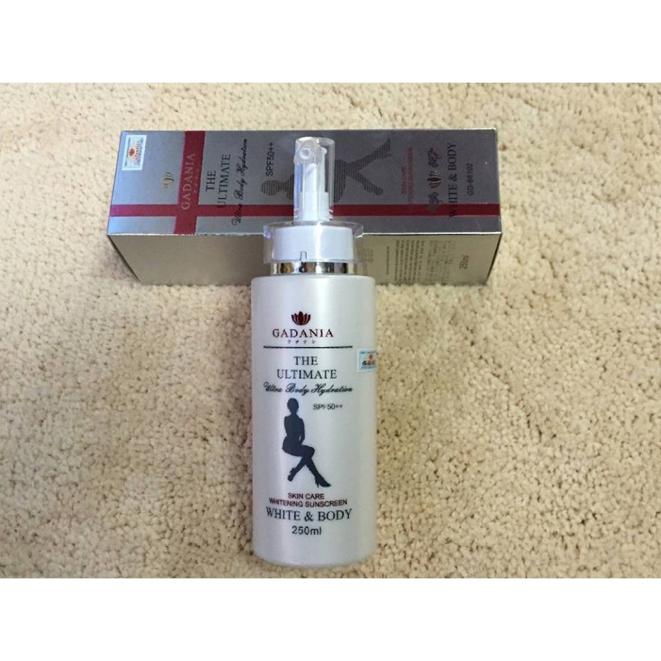 KEM MAKE UP BODY DƯỠNG DA CHỐNG NẮNG GADANIA 250 ML | BigBuy360 - bigbuy360.vn