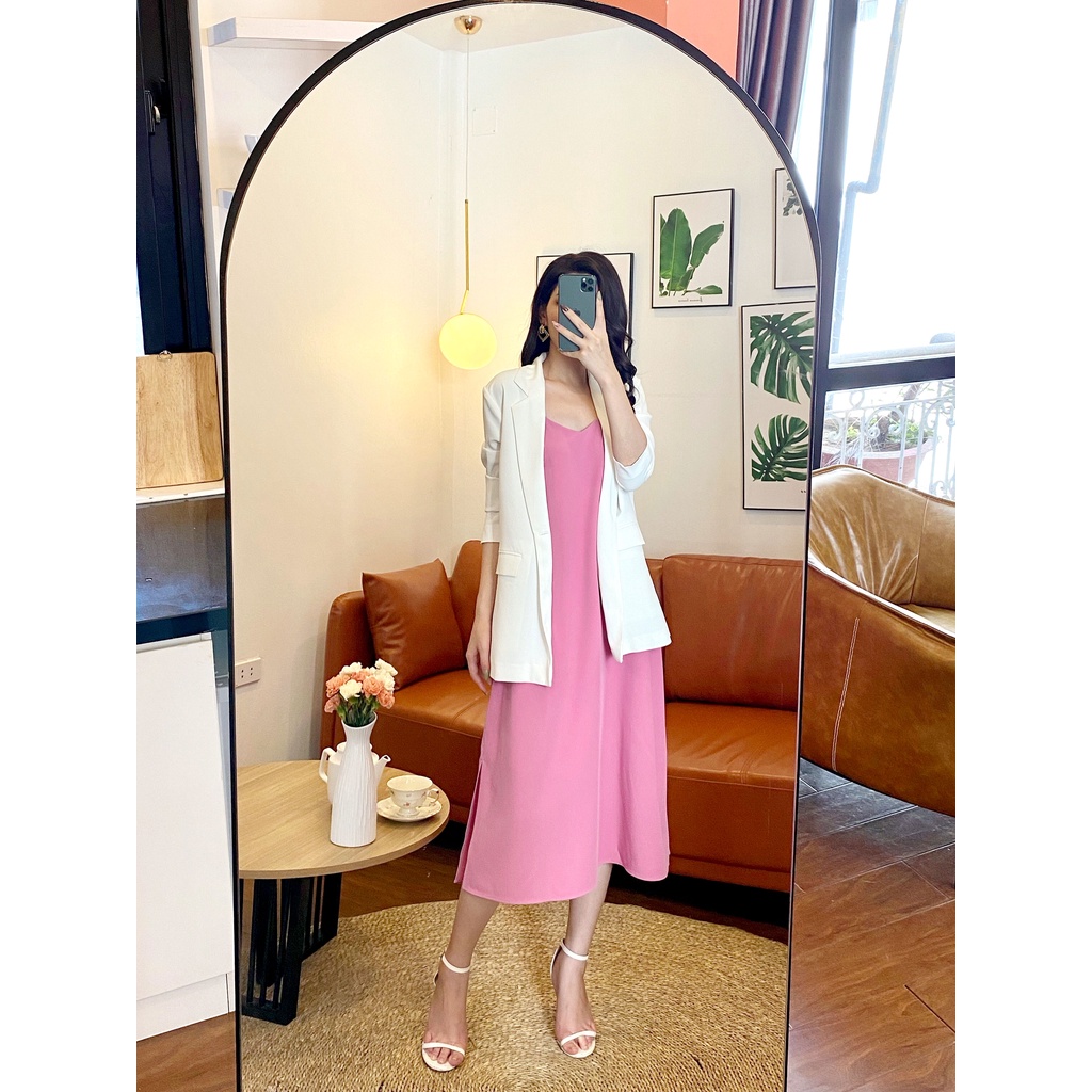 Áo blazer trắng_1AK018TR_Lep'