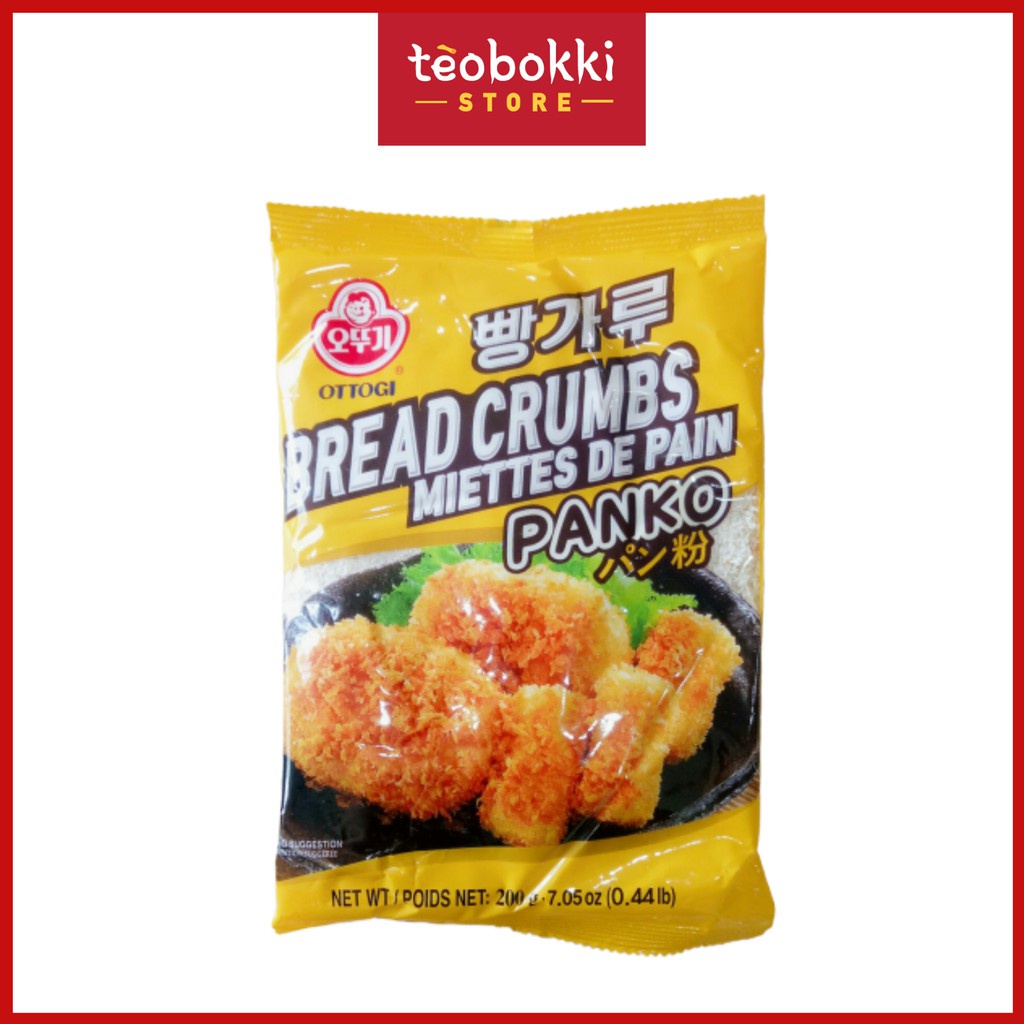 Bột chiên xù Ottogi (Panko Bread Crumbs) 200g - 1kg