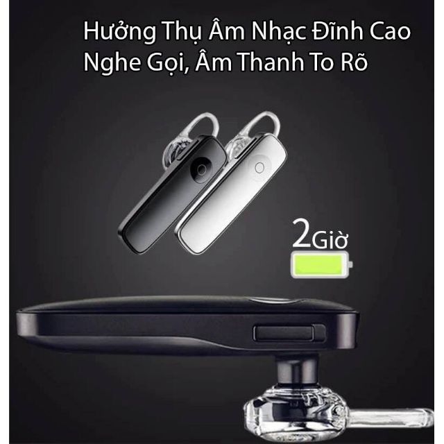 Tai Nghe Đơn Bluetooth Không Dây  Chống Ồn Chất Lượng Cao