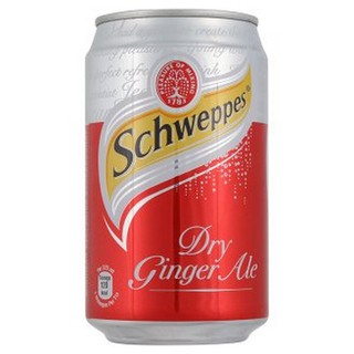 Nước soda Schweppes Ginger Ale 330ml lốc 12 lon