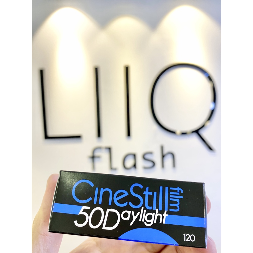 Phim CineStill 50D ISO 50, Màu Color, 120 x 12 Kiểu Vuông, Out Date Nhẹ Cho Máy Chụp Ảnh Film - LIIQ Flash