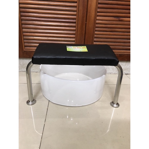 CÂY GÁC CHÂN,KỆ GÁC CHÂN, THANH INOX GÁC CHÂN LÀM MÓNG, LÀM NAIL HOPU-350Na