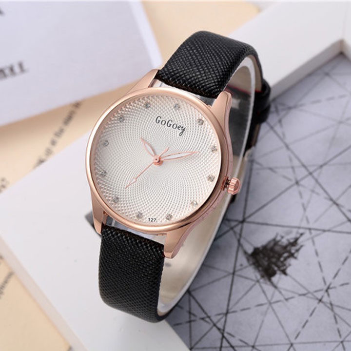 Đồng hồ nữ Gogoey dây da thời trang SP865 (Nhiều màu) | BigBuy360 - bigbuy360.vn