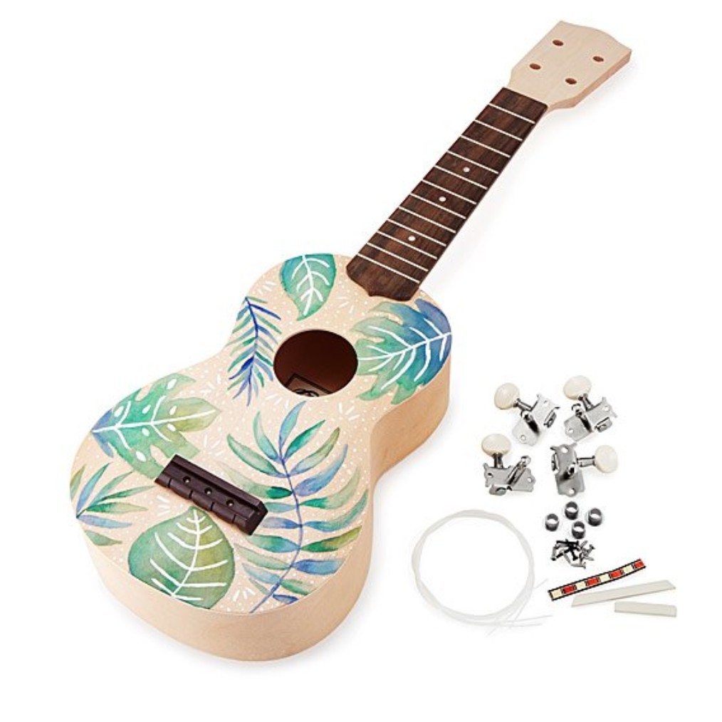 Đàn ukulele gỗ tự nhiên thoã sức đam mê trang trí - Hàng có sẳn