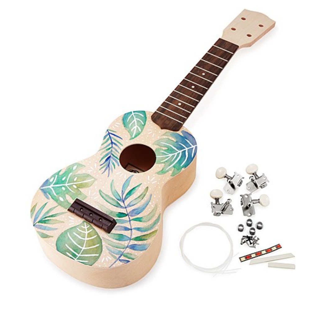 Đàn Ukulele Gỗ Mộc Không Màu Thoã Sức Đam Mê Trang Trí - SM11