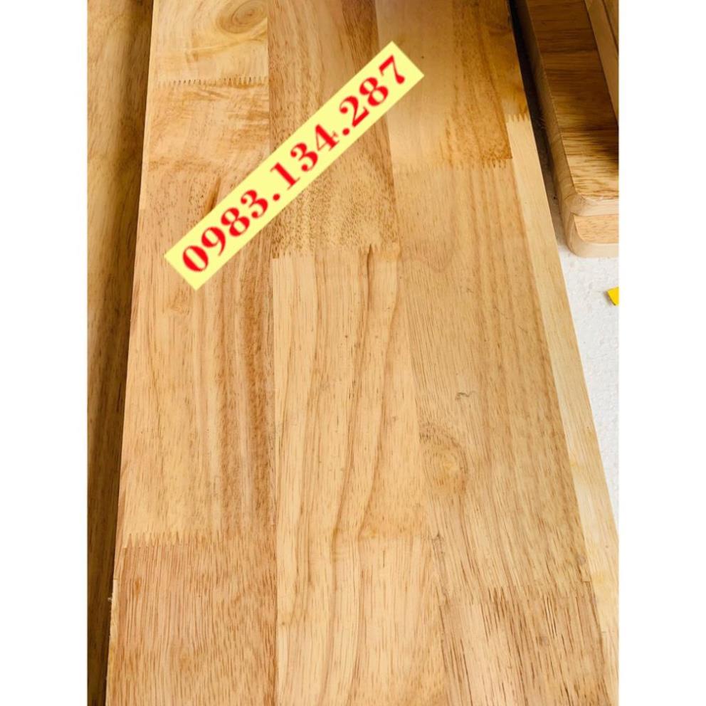 Mặt bàn dài 60cm rộng 15cm,20cm,25cm,30cm,...  gỗ thịt , mặt bàn gỗ cao su phun bóng 2 mặt hàng loại 1 đẹp