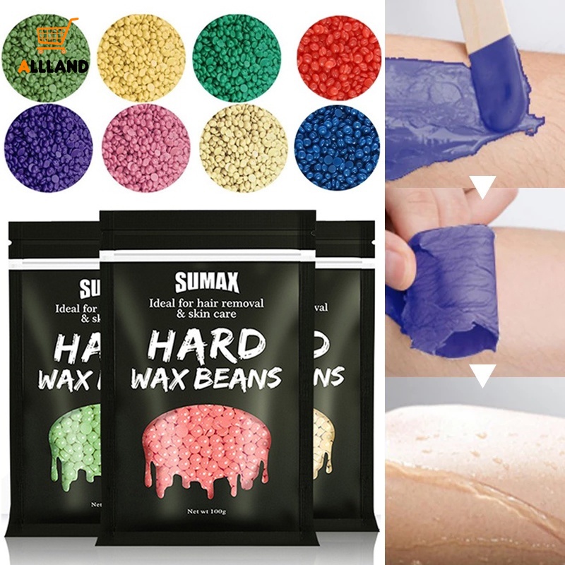 Hạt Sáp Tẩy Lông Cơ Thể Dịu Nhẹ Không Giấy Kèm Túi Đựng