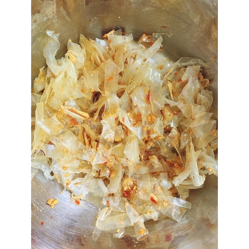 Bánh tráng DẺO SỢI muối nhuyễn + topping
