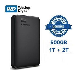 ELEMENTS SATA Ổ Cứng Ngoài 500gb / 1tb / 2tb Usb 3.0 Hd Hdd Cho Pc Ps4 Tv