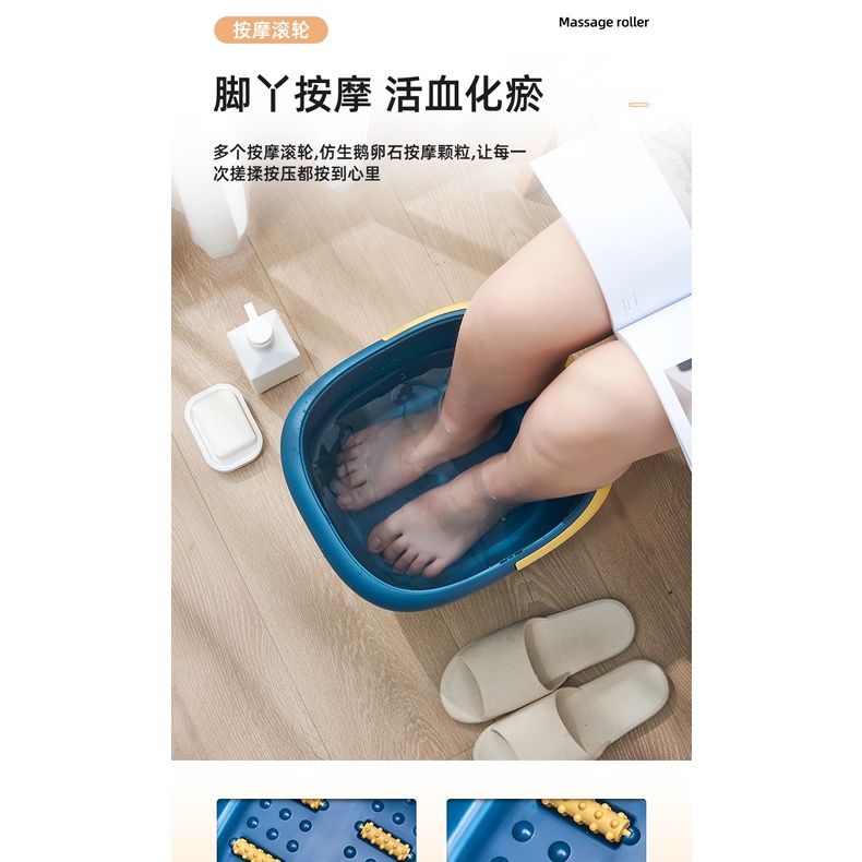 Chậu ngâm chân bằng nhựa dày dặn cách nhiệt chăm sóc sức khỏe