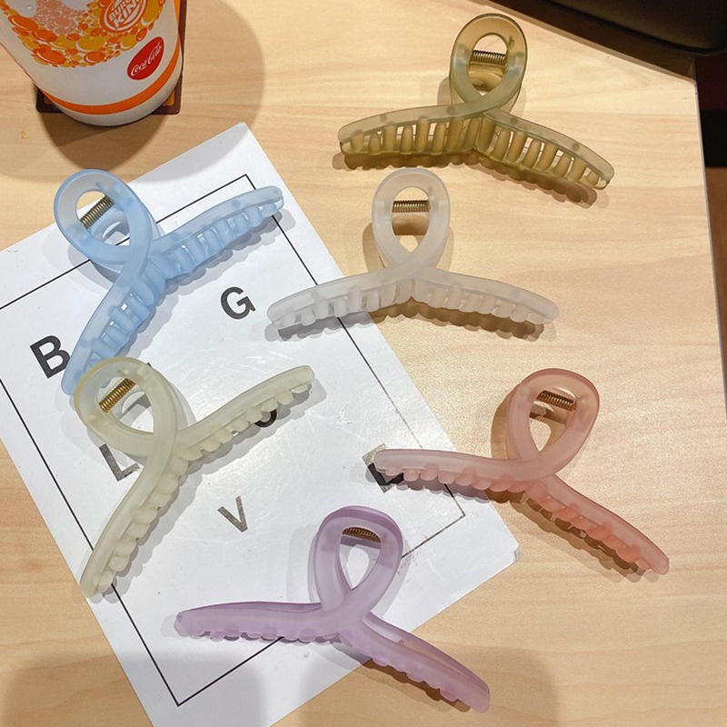 Kẹp Tóc Hình Đuôi Cá Mập Nhiều Màu Sắc Phong Cách Hàn Quốc Thời Trang Mùa Hè Cho Nữ